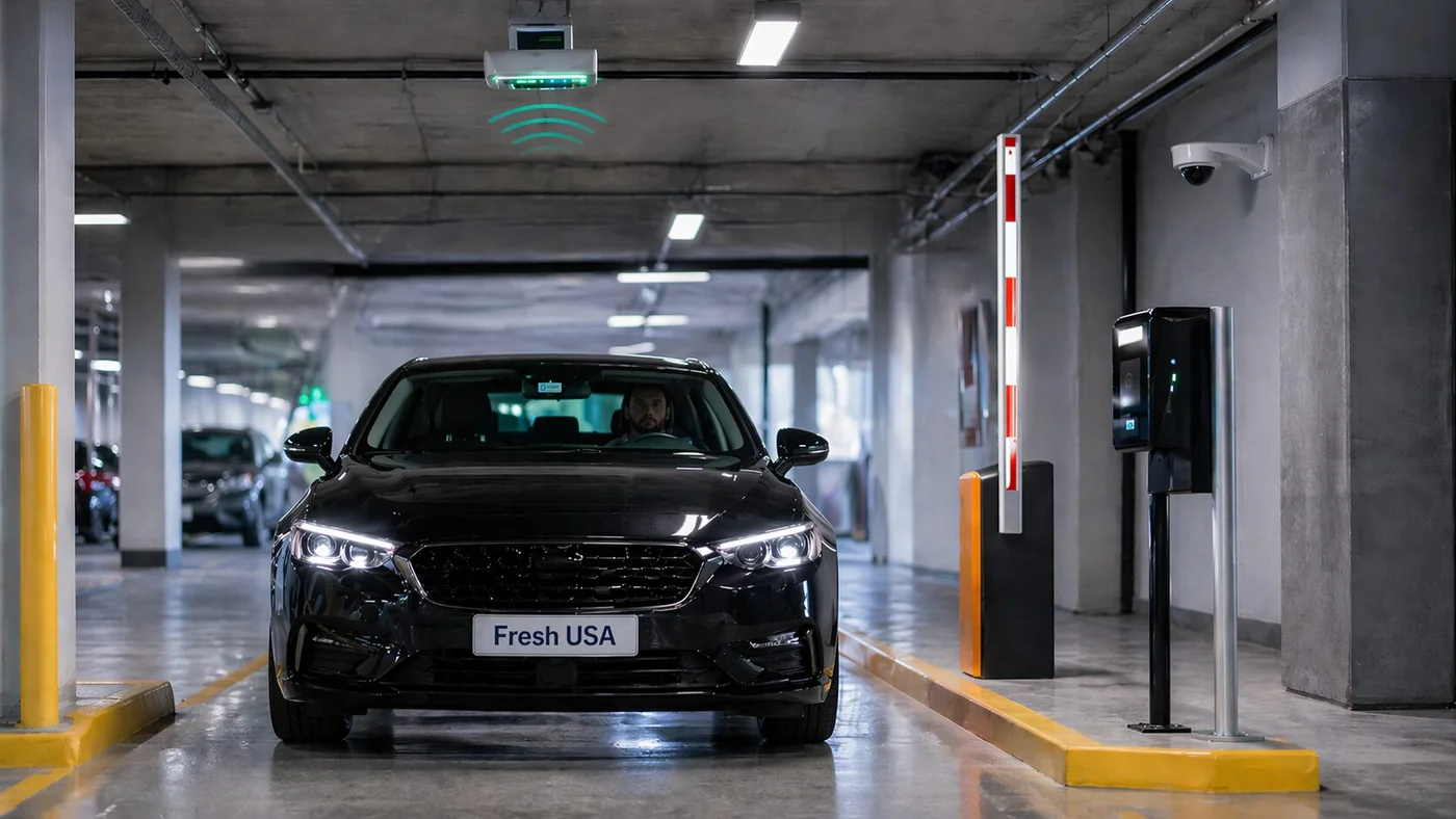 control de accesos vehiculares: Gestión de varias entradas y salidas