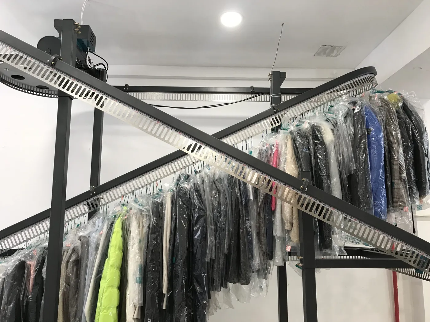 gestión automática de uniformes: Sistema de gestión y almacenamiento de uniformes